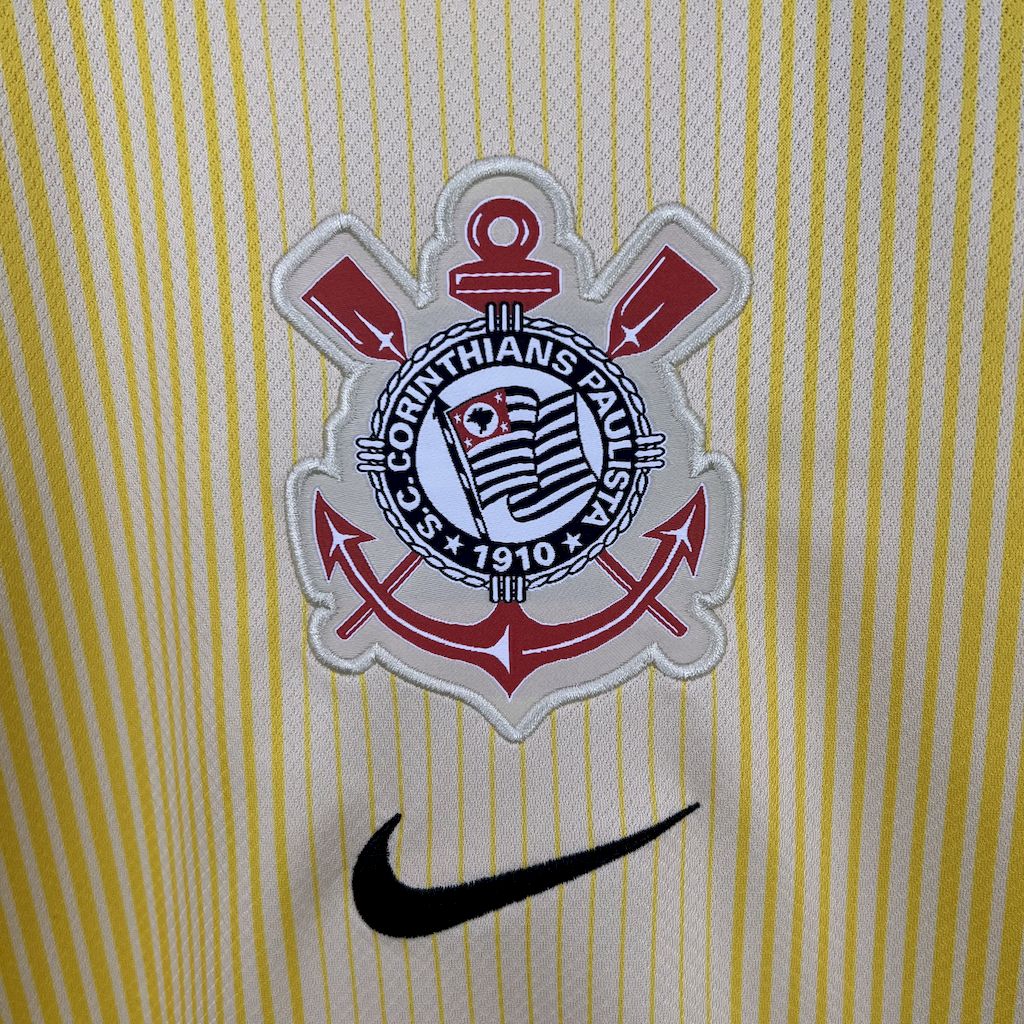 Camisa Nike Corinthians Goleiro Amarela 2025/26 Masculina