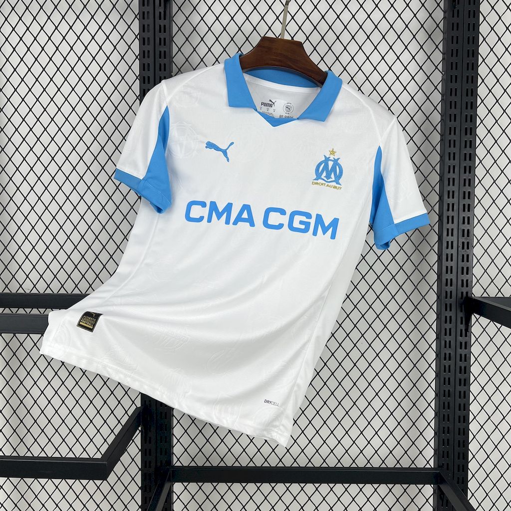 Camisa Olympique Marseille l 2025/26 Torcedor Masculina