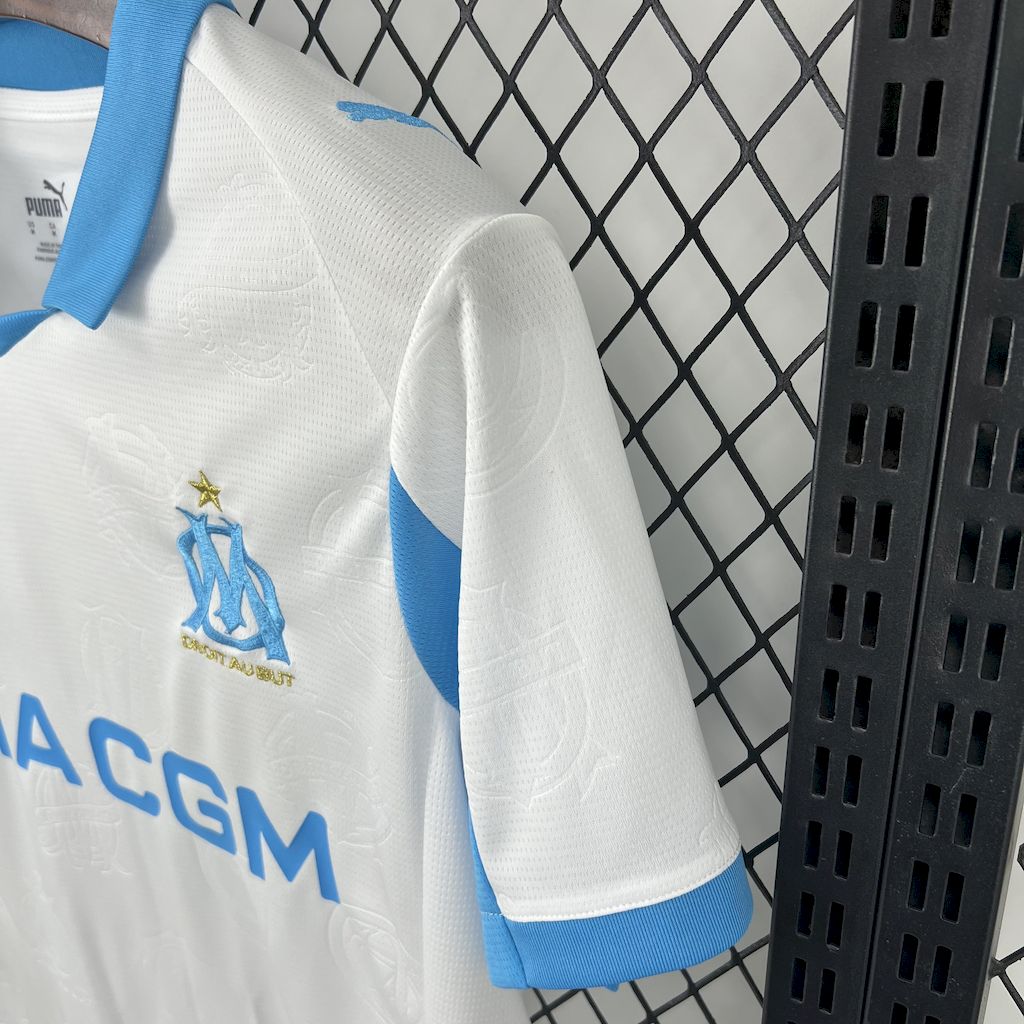 Camisa Olympique Marseille l 2025/26 Torcedor Masculina