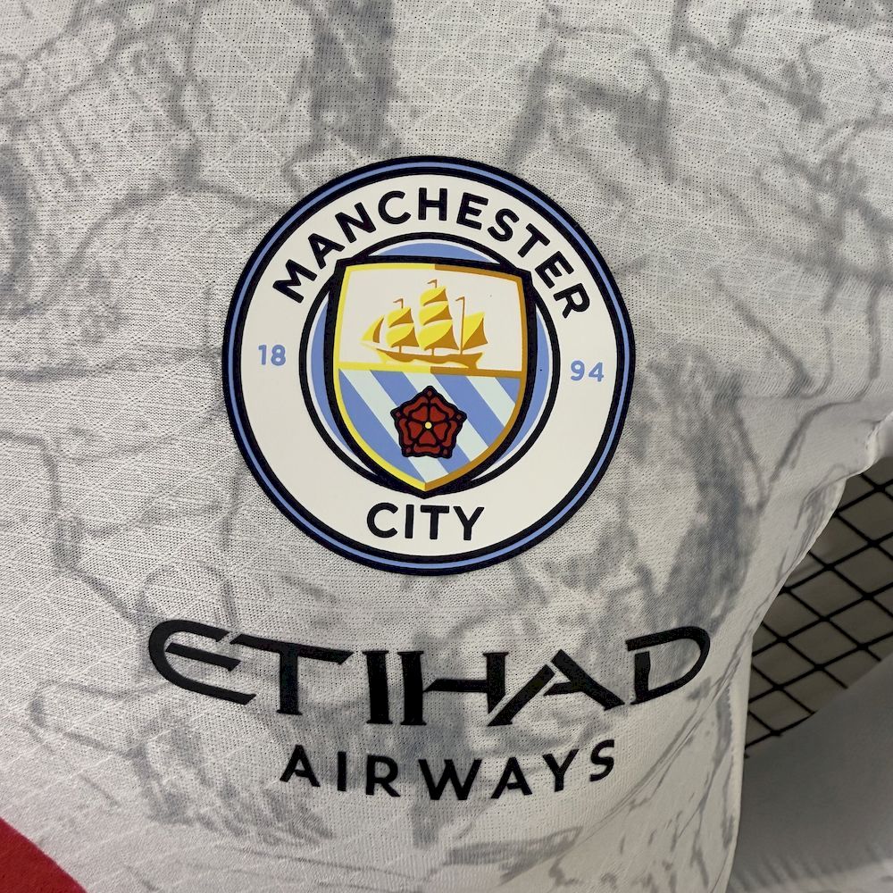 Camisa Manchester City Manga Longa II 2025/26 Jogador Masculina