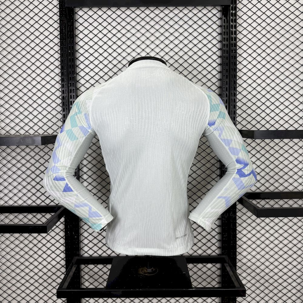 Camisa Inter Milan II Manga Longa 2025/26 Jogador Masculina