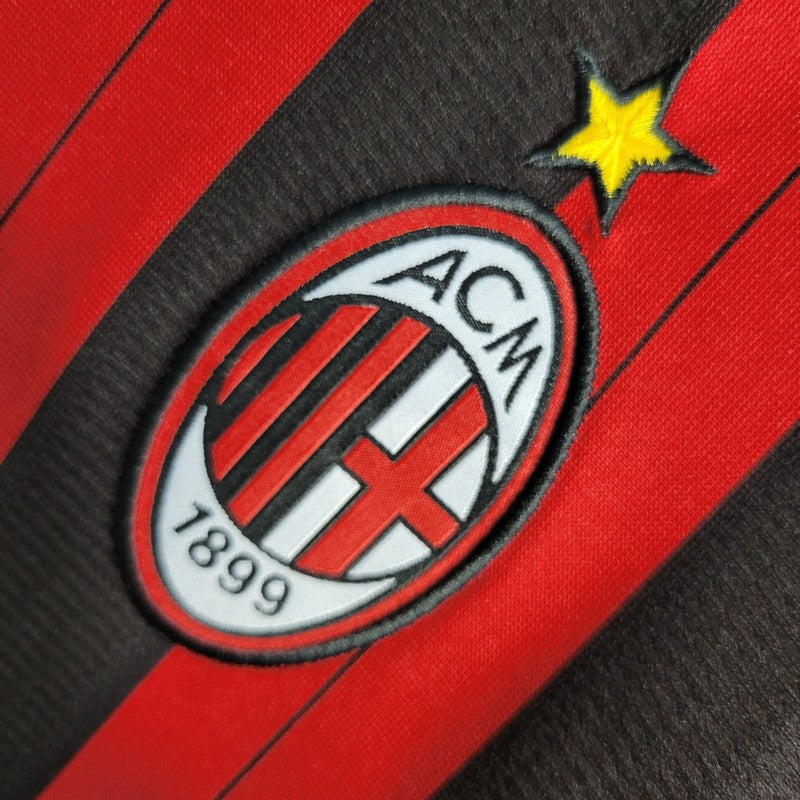 Camisa Retrô AC Milan Manga Longa 2013/14