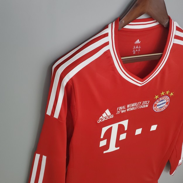 Camisa Retrô Bayern Munich I Manga Longa 2013/14