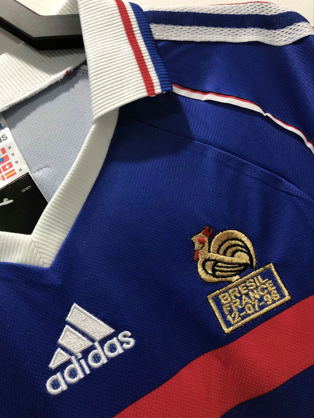 Camisa Retrô França I Manga Longa 1998