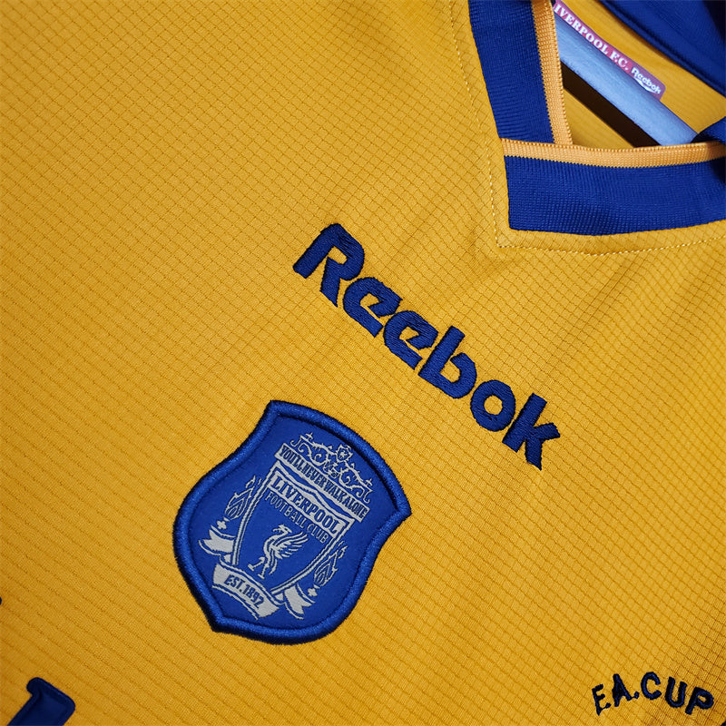 Camisa Retrô Liverpool II 2000/01- Amarela