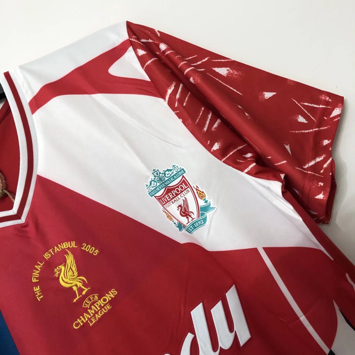 Camisa Retrô Liverpool 2005- Final
