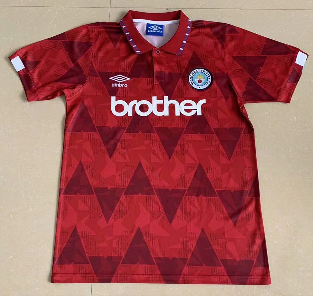 Camisa Retrô Manchester City II 1990/92