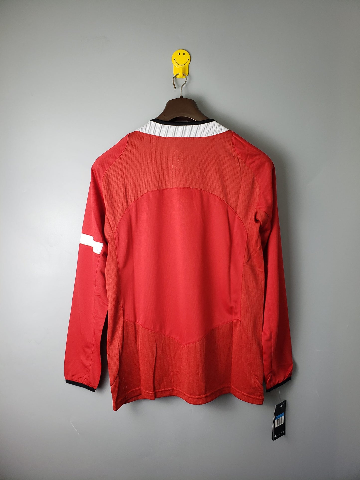 Camisa Retrô Manchester United I Manga Longa 2004/06