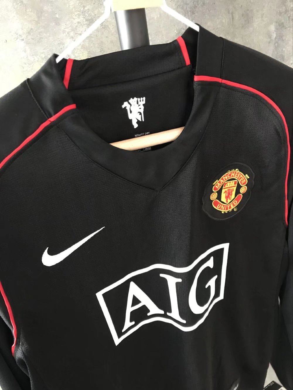 Camisa Retrô Manchester United III Manga Longa 2007/08