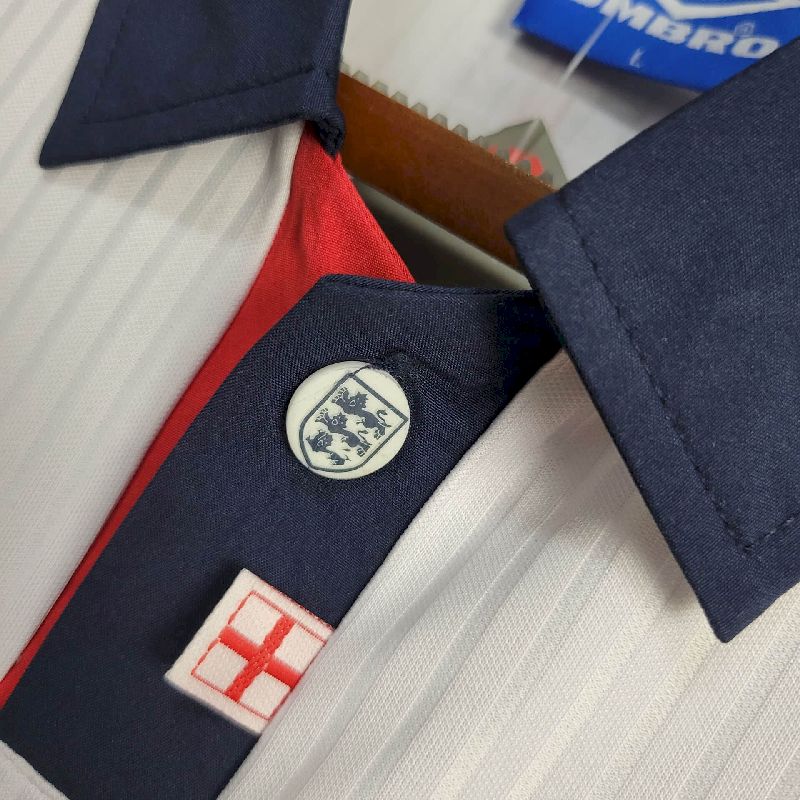 Camisa Retrô Inglaterra I Manga Longa 1998