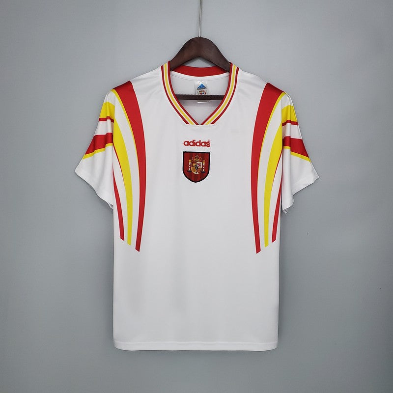 Camisa Retrô Espanha II 1996- Branca