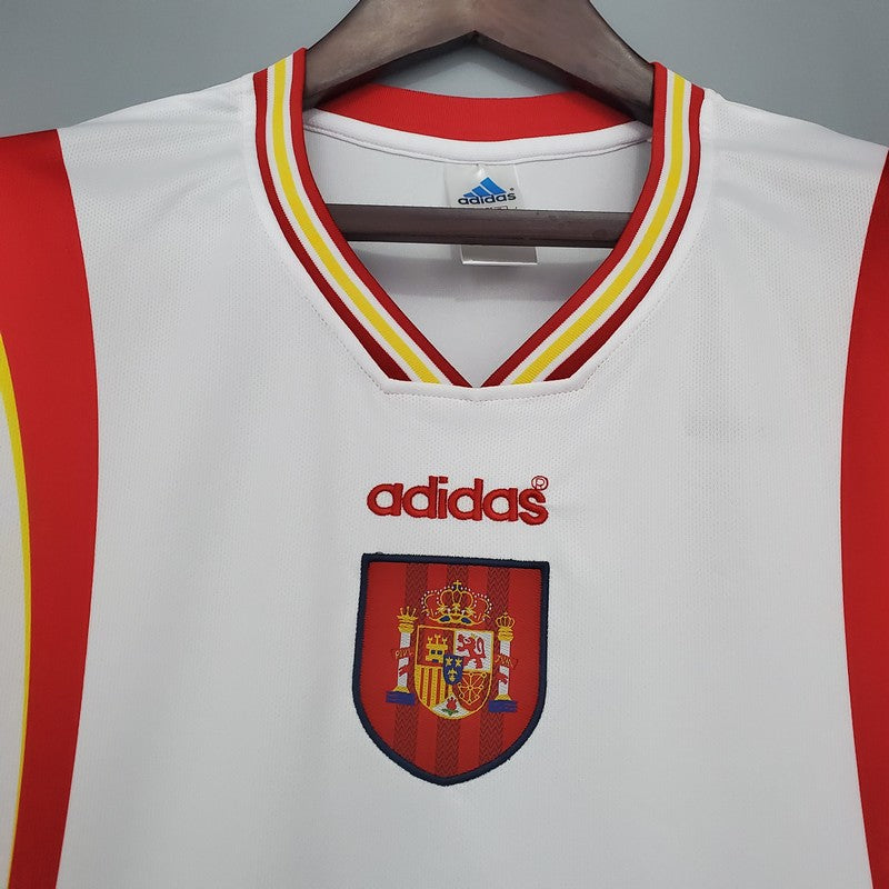 Camisa Retrô Espanha II 1996- Branca