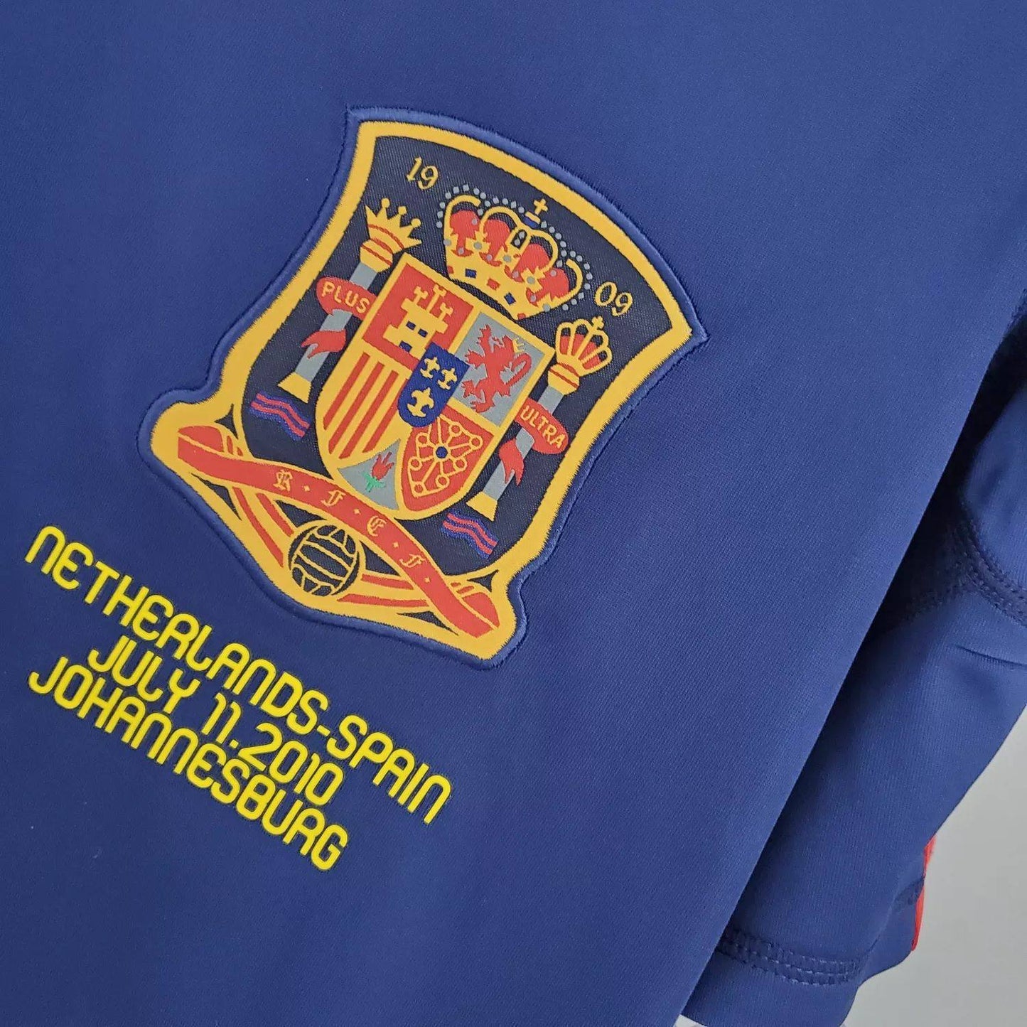 Camisa Retrô Espanha II Manga Longa 2010