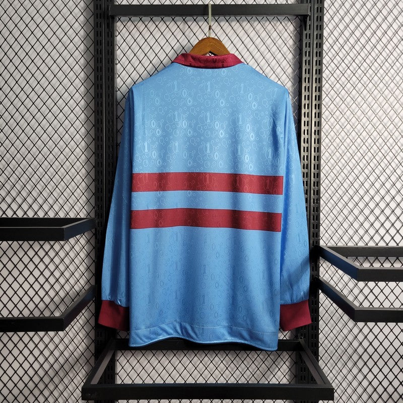 Camisa Retrô West Ham II Manga Longa 1995/97