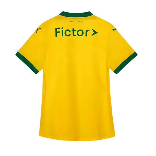 camisa-nova-palmeiras-verdão-sporting-bet-puma-allianz-park-amarela-e-verde-2025/26-terceira-third-lançamento-brasileiro