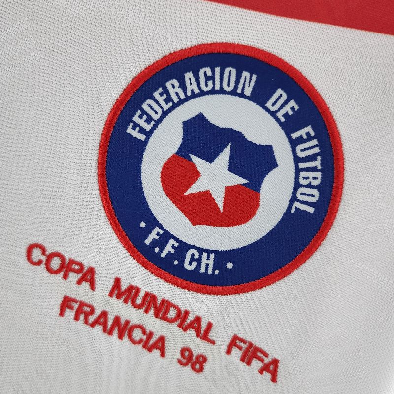 Camisa Retrô Chile II Manga Longa 1998