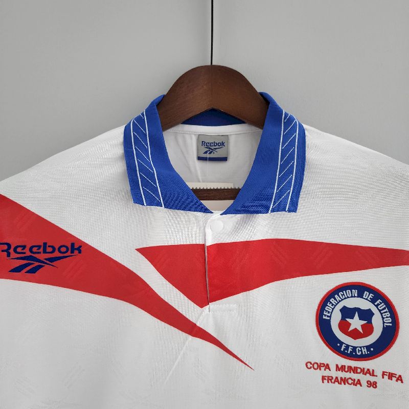 Camisa Retrô Chile II Manga Longa 1998