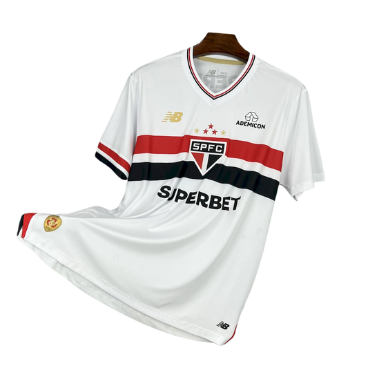 Camisa Sao Paulo l 2025/26 Torcedor Masculina