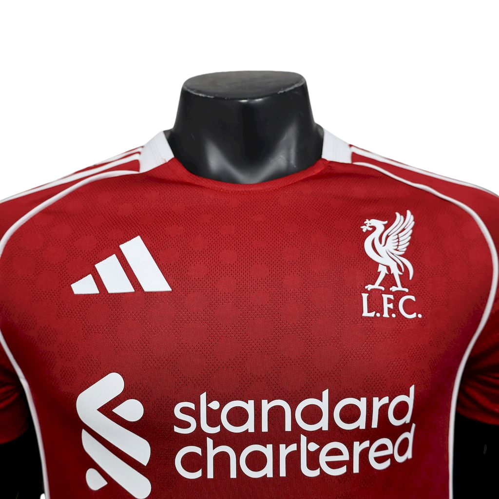 Camisa Liverpool I 2025/26 Jogador Masculina