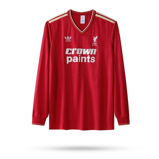 Camisa Retrô Liverpool I Manga Longa 1985/87