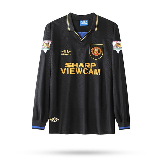 Camisa Retrô Manchester United II Manga Longa 1993/95
