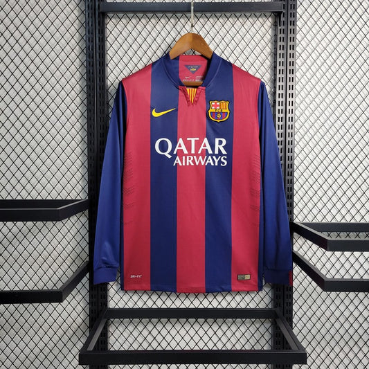 Camisa Retrô Barcelona I Manga Longa 2014/15