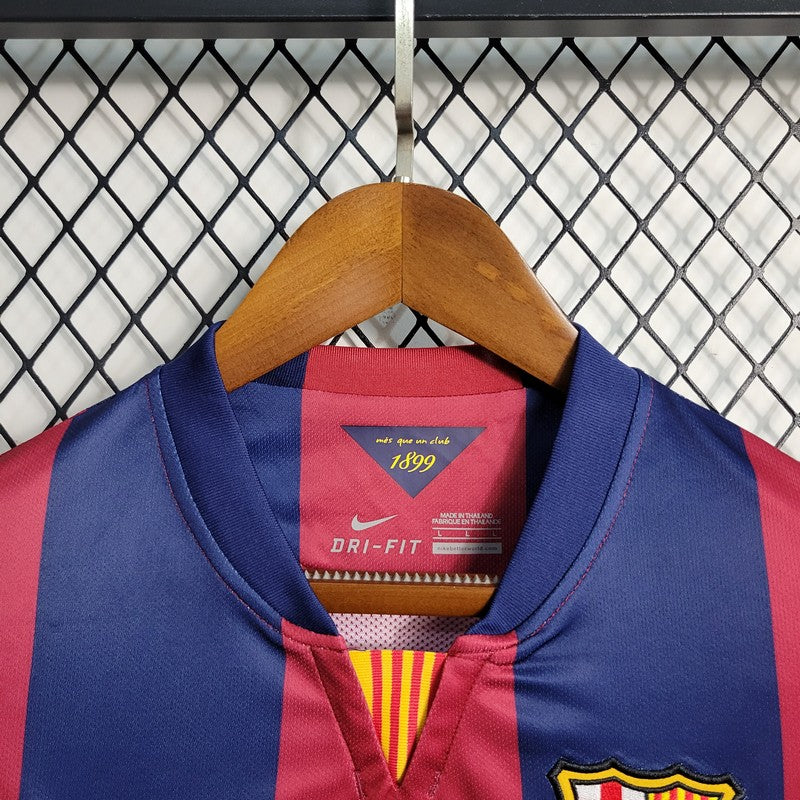 Camisa Retrô Barcelona I Manga Longa 2014/15