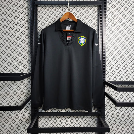 Camisa Retrô Brasil I Manga Longa 2004
