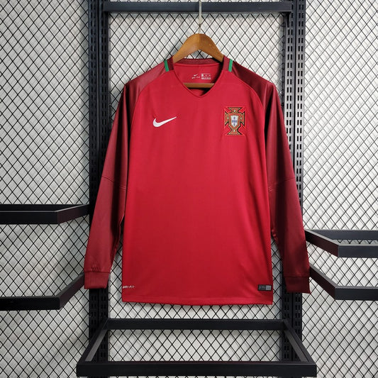 Camisa Retrô Portugal I Manga Longa 2016/17