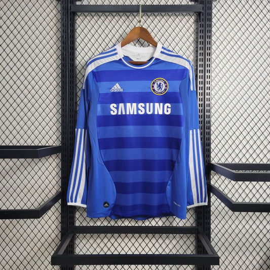 Camisa Retrô Chelsea I Manga Longa 2011/12