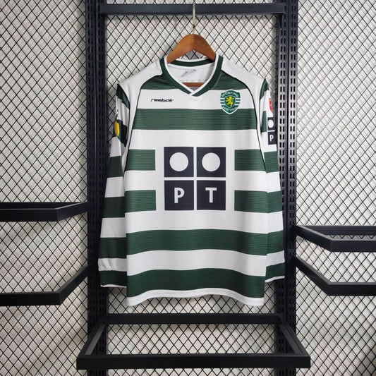 Camisa Retrô Sporting l Manga Longa 2001/03