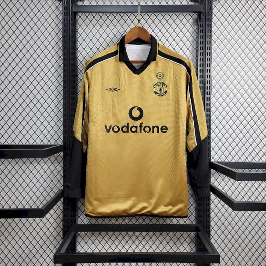 Camisa Retrô Manchester United II Manga Longa 2001/02