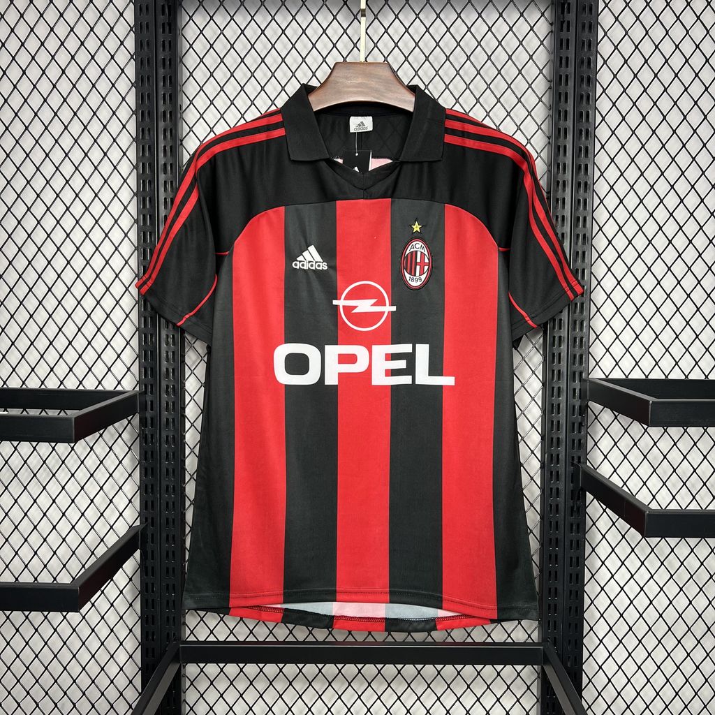 Camisa Retrô AC Milan I 2000/02
