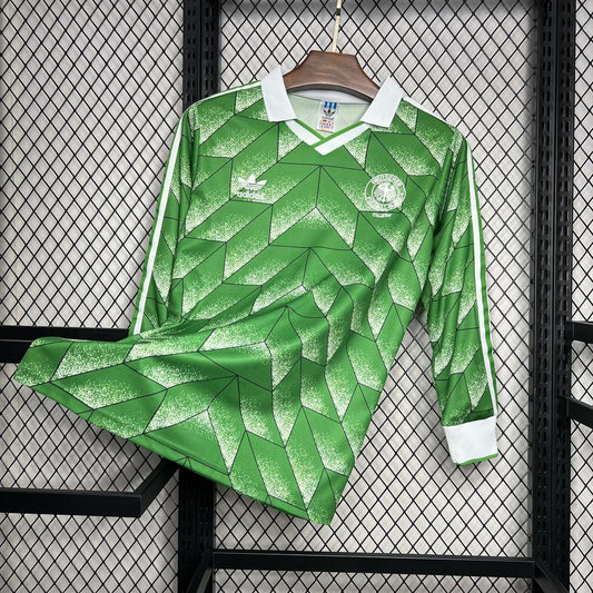 Camisa Retrô Alemanha Manga Longa 1990