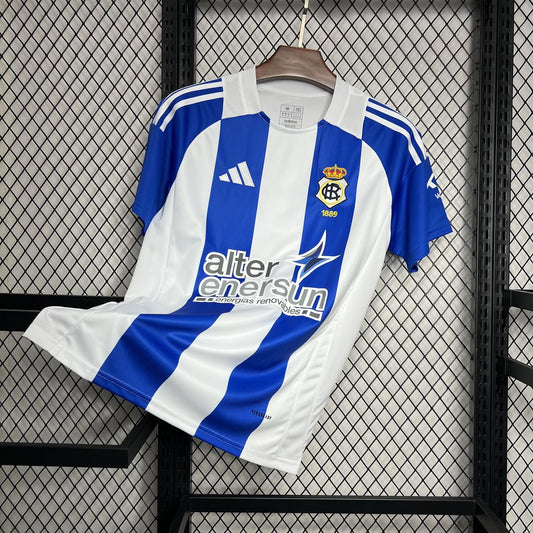 Camisa Recreativo de Huelva l 2024/25 Torcedor Masculina