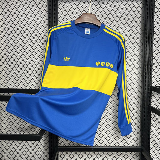 Camisa Retrô Boca Juniors Manga Longa 1981