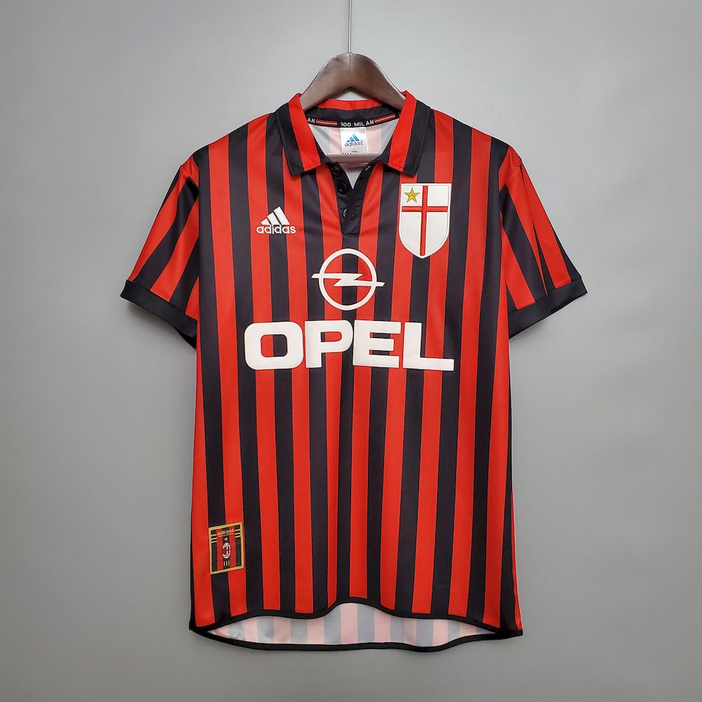 Camisa Retrô AC Milan I 1999/00