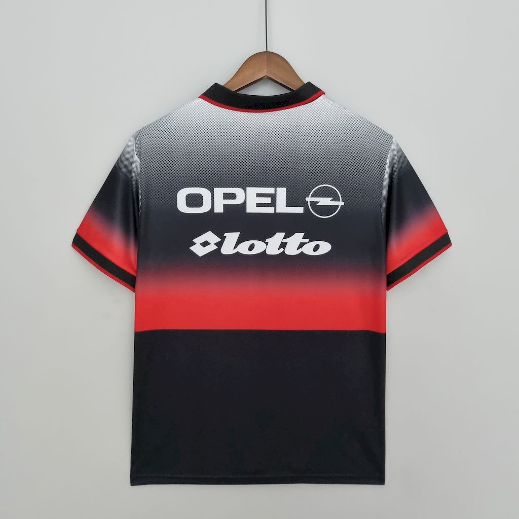 Camisa Retrô AC Milan Treino 1995/96- Preta