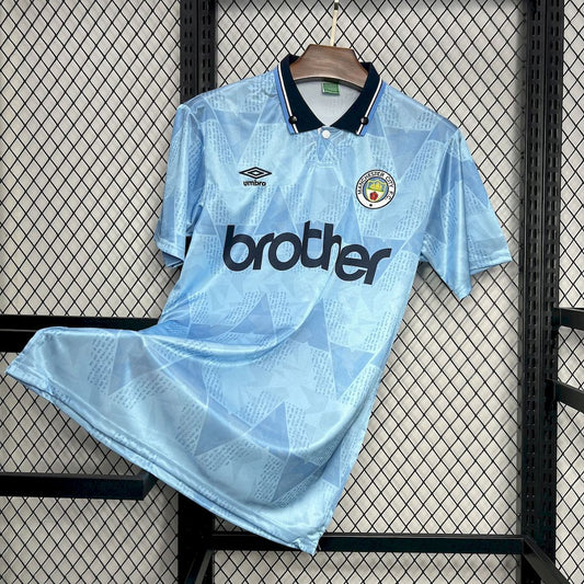 Camisa Retrô Manchester City I 1989/91