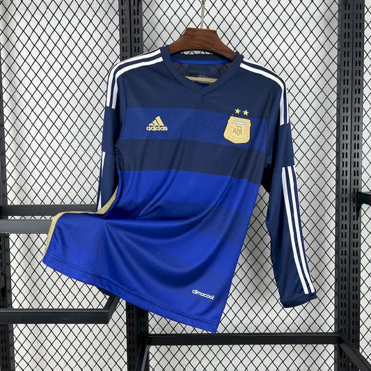 Camisa Retrô Argentina II Manga Longa 2014