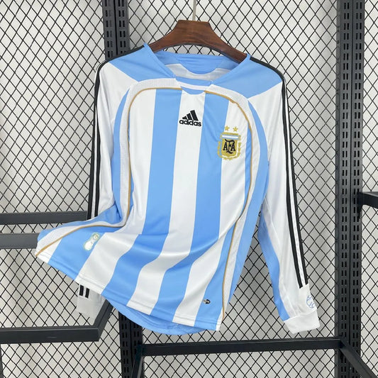 Camisa Retrô Argentina I Manga Longa 2006/07