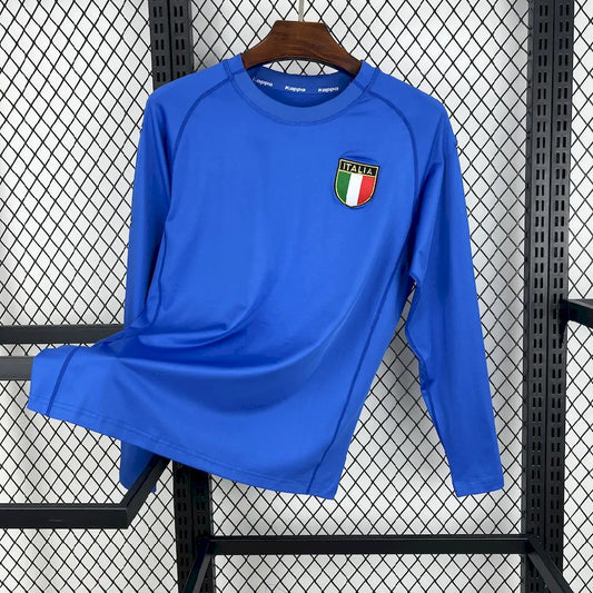 Camisa Retrô Itália I Manga Longa 2000