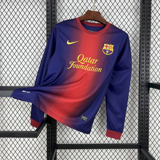 Camisa Retrô Barcelona I Manga Longa 2012/13