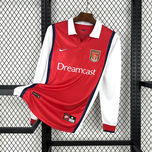 Camisa Retrô Arsenal I Manga Longa 1999/00