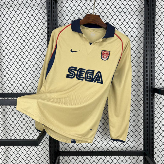 Camisa Retrô Arsenal II Manga Longa 2001/02