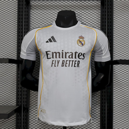 Camisa Real Madrid l 2025/26 Jogador Masculina