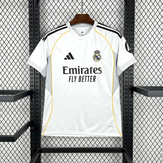Camisa Real Madrid l 2025/26 Torcedor Masculina