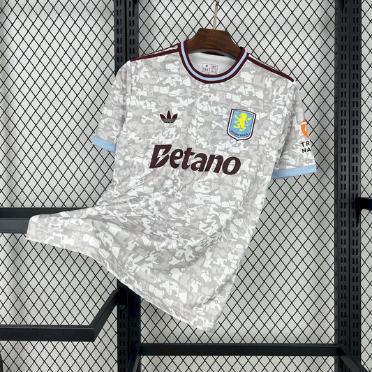 Camisa Aston Villa llI 2025/26 Torcedor Masculina