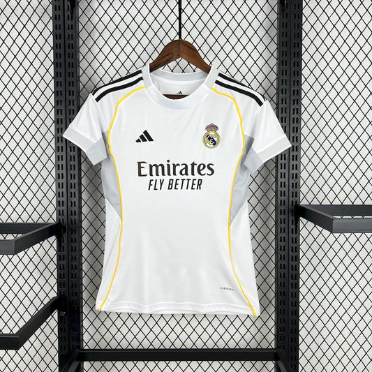 Camisa Real Madrid l 2025/26 Torcedor Feminina