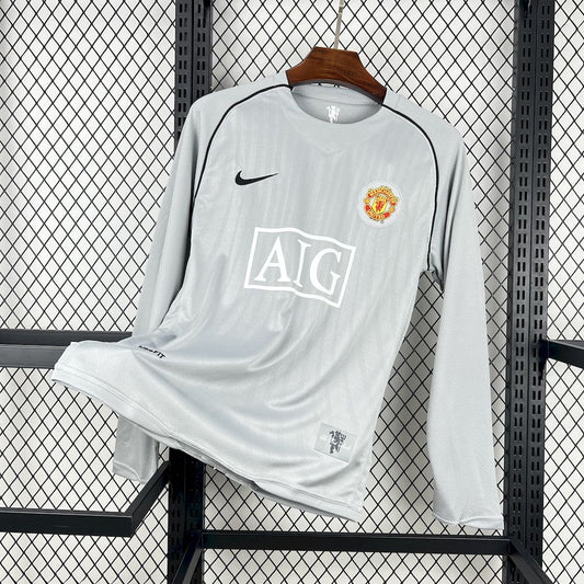 Camisa Retrô Manchester United Goleiro Manga Longa 2007/08